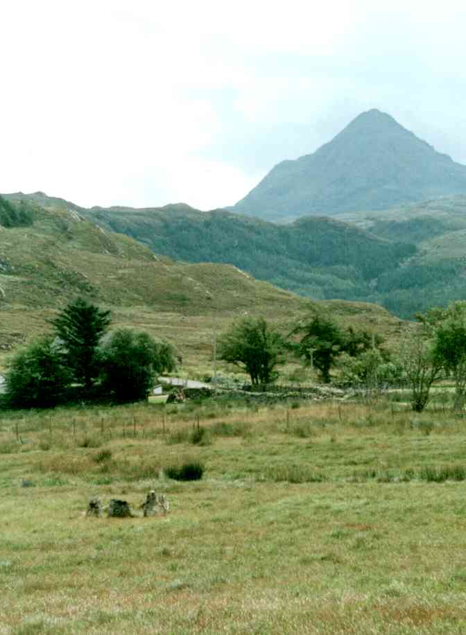  Looking south-east towards <i>Ben Stack</i>