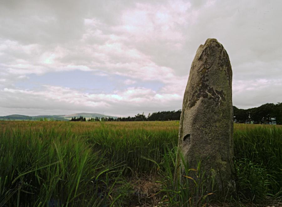 The southwesterly stone, looking west.