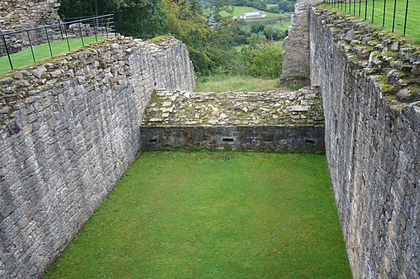 The defensive ditch and caponier, unique in Britain.