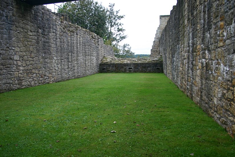The defensive ditch and caponier.