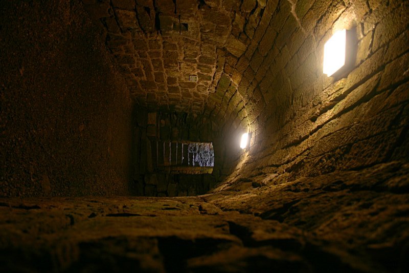 Vaults under the south-east tower.