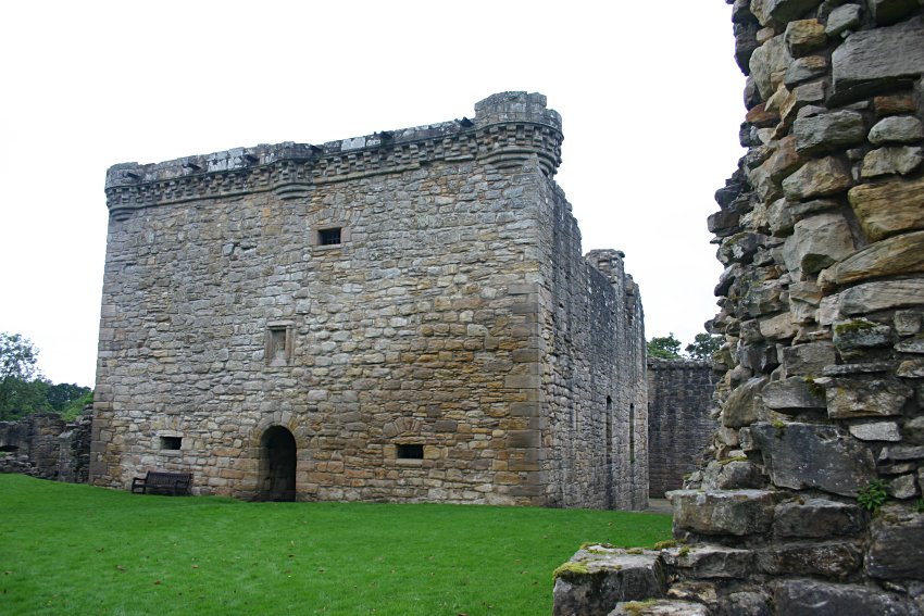 The tower keep from the southwest.