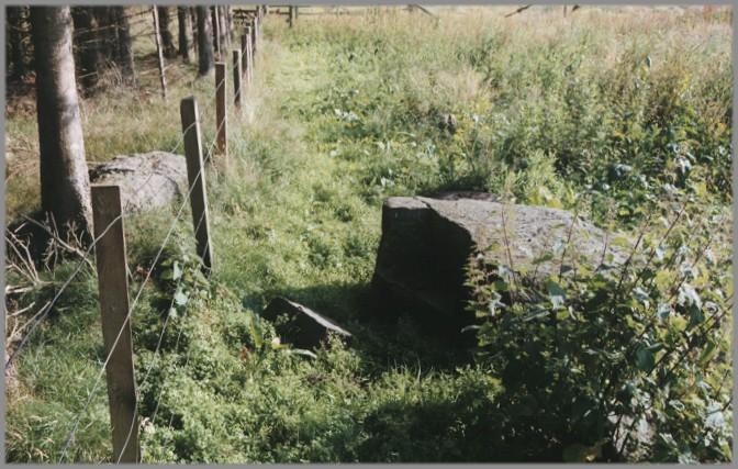 Looking south.  The large stone on the west of the circle (at the centre-right of the photograph) is fractured.