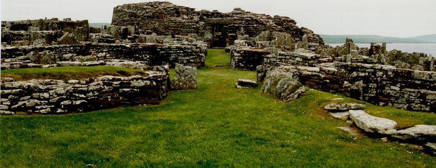Looking west into the entrance to the broch