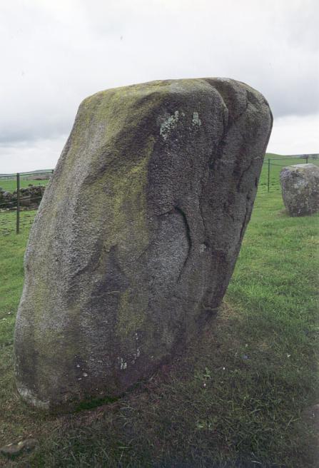 One of the larger stones at the southwest of the circle.