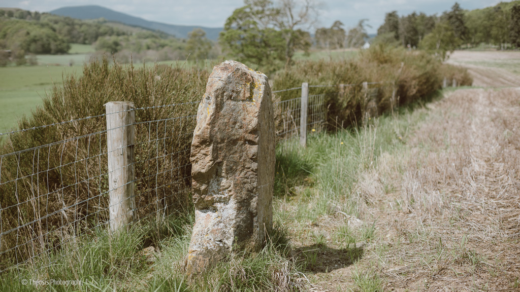 The east side of the stone.