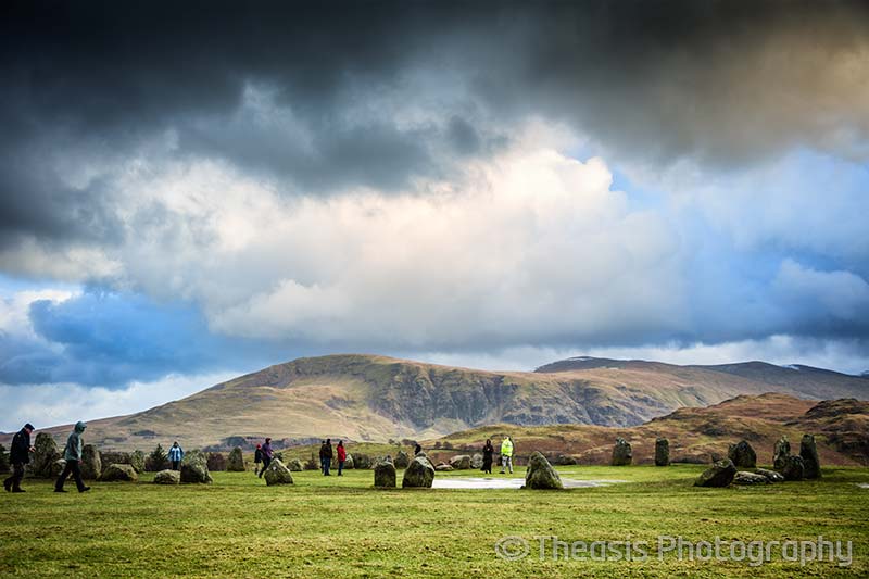 Castlerigg is very accessible, so can get quite busy. Even in mid-winter.
