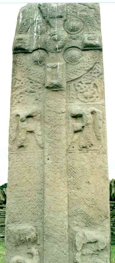 The cross side of Aberlemno 3.