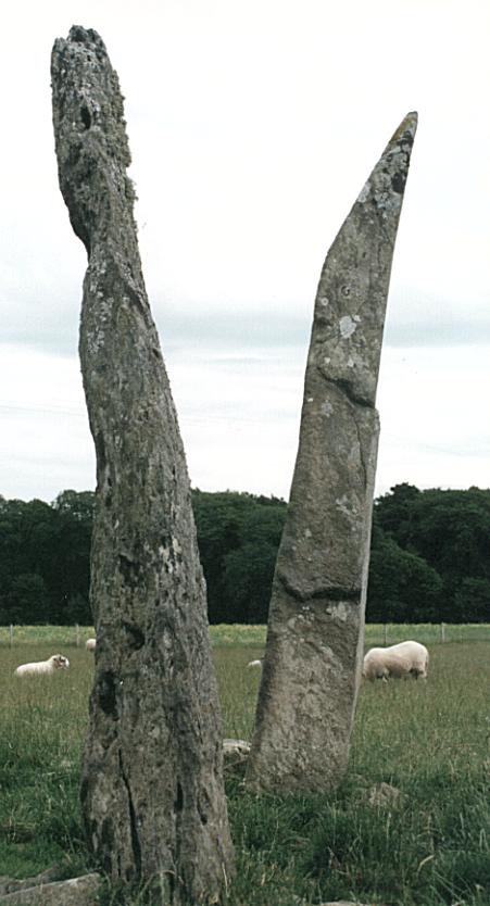 The two-stone row