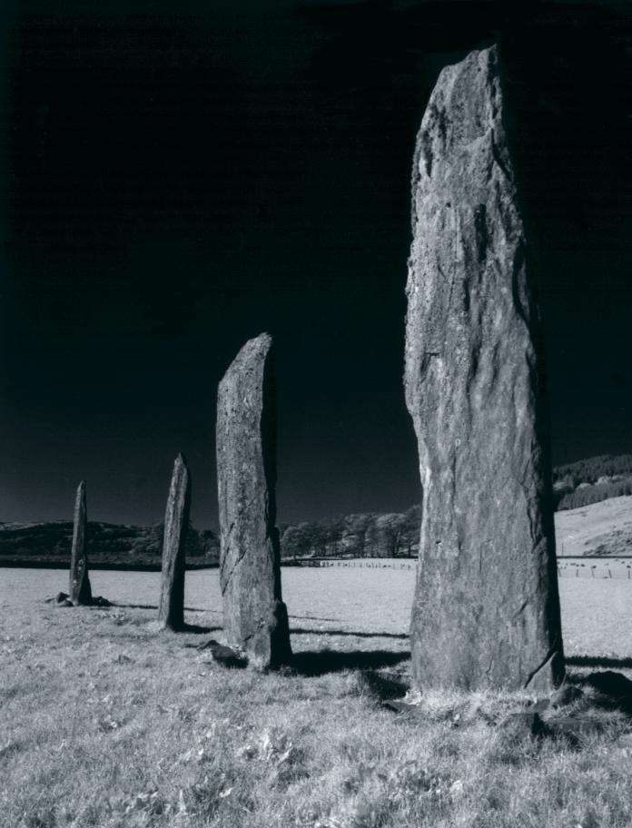 The four-stone row