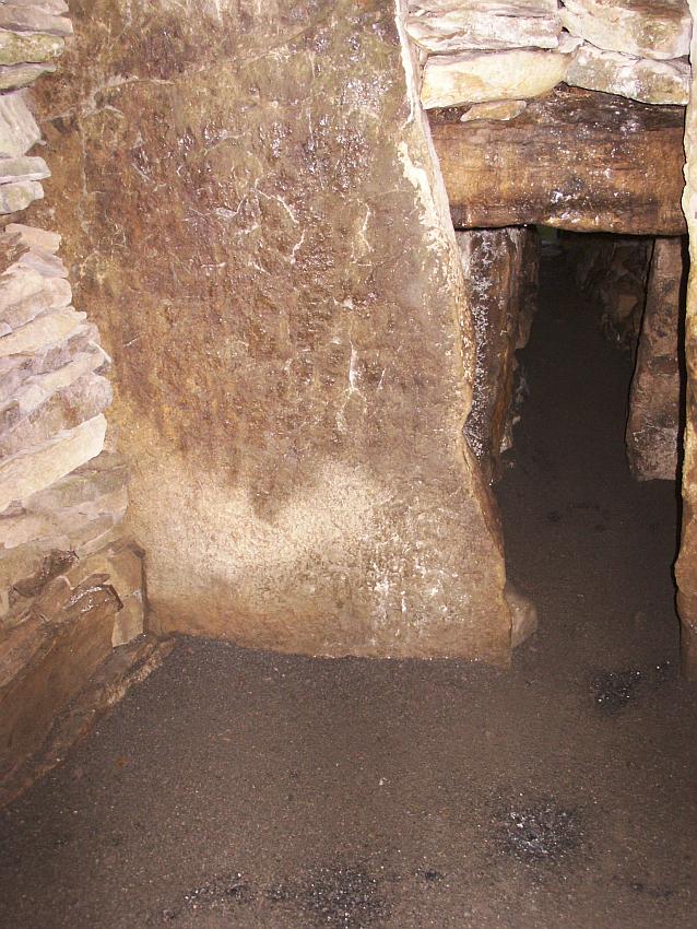The ante chamber and entrance passage from the main chamber.