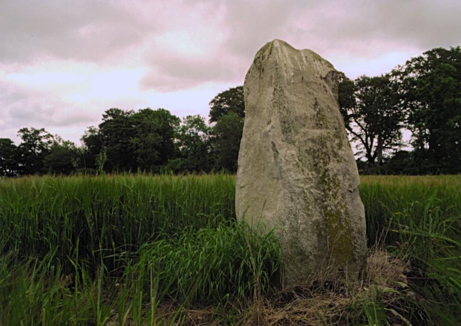 The southwesterly stone, looking north.