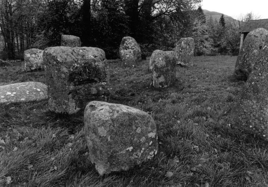 Some of the inner stones, looking north.