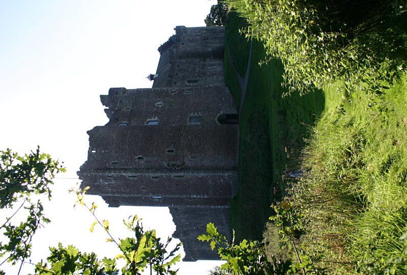 The gate tower from the northeast.