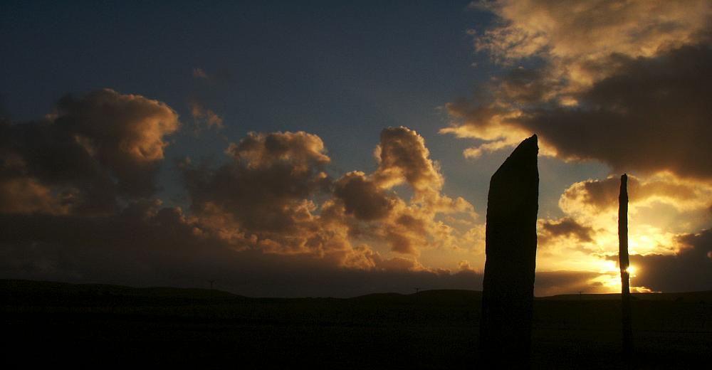 The southern stones at dawn.
