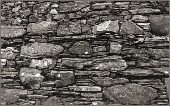  Detail of the dry stone walling. Built to last!